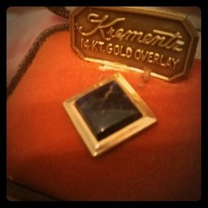 Vintage Krementz & Co. tie tack in original box